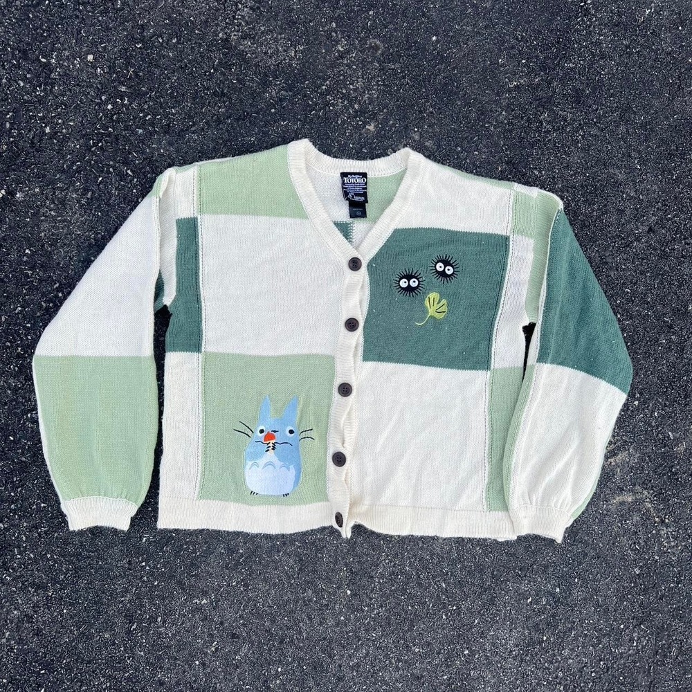 My Neighbor Totoro Patchwork Cardigan Size M